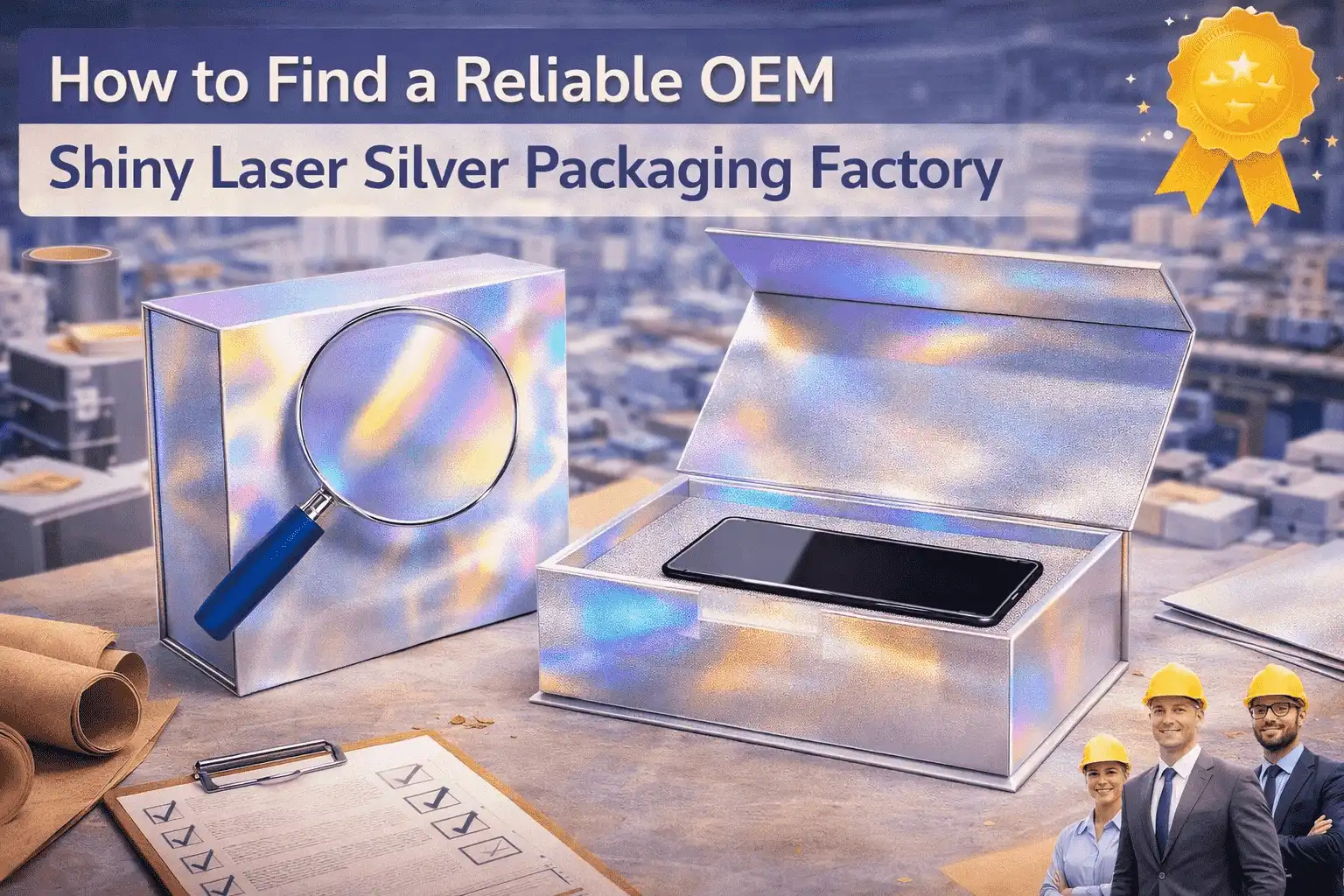 How to Find a Reliable OEM Shiny Laser Silver Packaging Factory